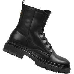 G-STAR RAW KAFEY High Lace Femmes Bottes En Cuir 2141 021802 NOIR