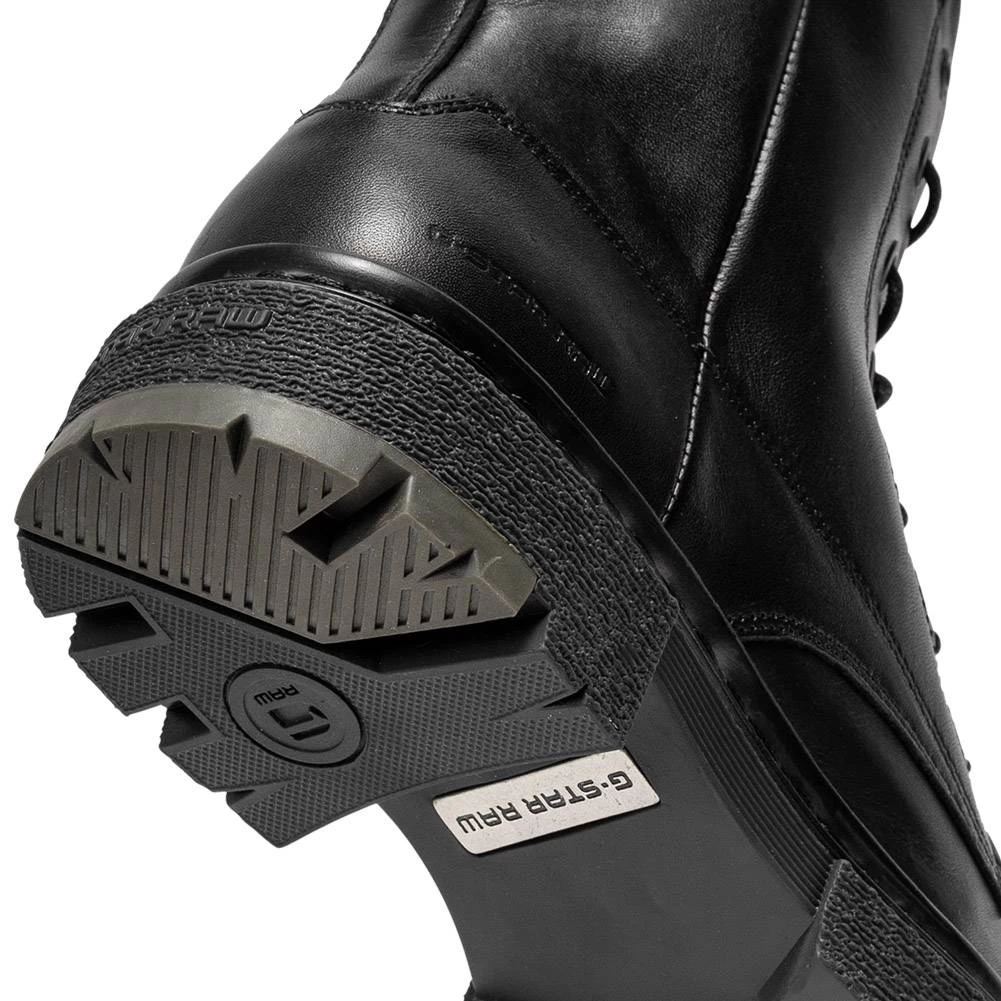 G-STAR RAW KAFEY High Lace Femmes Bottes En Cuir 2141 021802 NOIR 4 G-STAR RAW KAFEY High Lace Femmes Bottes En Cuir 2141 021802 NOIR – Image 4