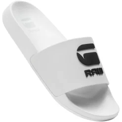 G-STAR RAW CART III TNL Femmes Claquettes 2141 026206 BLANC-NOIR