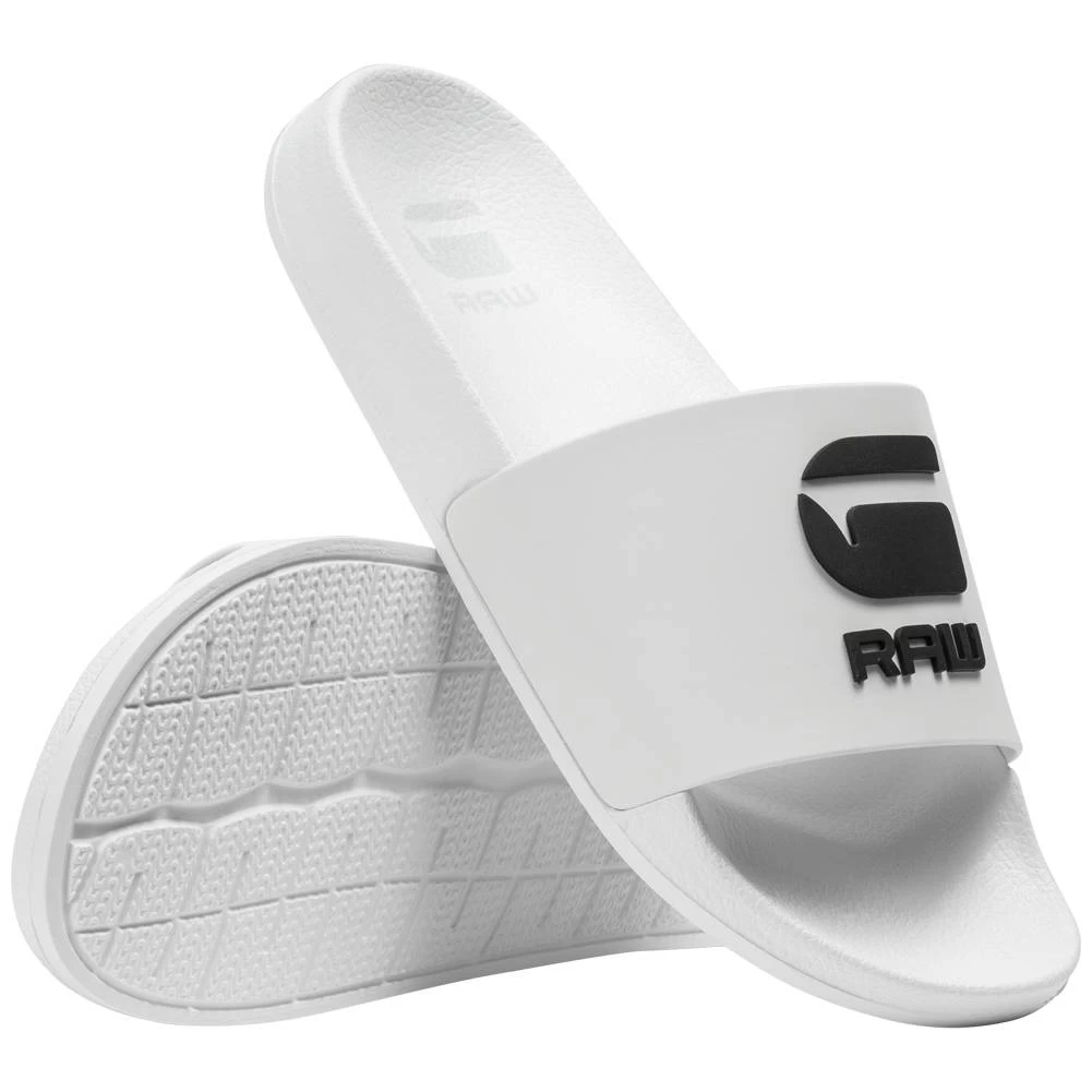 G-STAR RAW CART III TNL Femmes Claquettes 2141 026206 BLANC-NOIR 2 G-STAR RAW CART III TNL Femmes Claquettes 2141 026206 BLANC-NOIR – Image 2