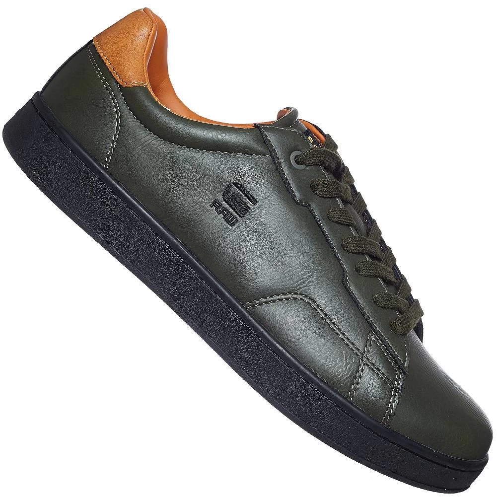 G-STAR RAW CADET Bo Ctr Hommes Sneakers 2142 002502 OLV-ORNG 1 G-STAR RAW CADET Bo Ctr Hommes Sneakers 2142 002502 OLV-ORNG