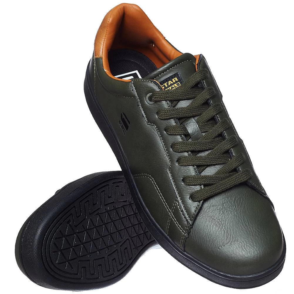 G-STAR RAW CADET Bo Ctr Hommes Sneakers 2142 002502 OLV-ORNG 2 G-STAR RAW CADET Bo Ctr Hommes Sneakers 2142 002502 OLV-ORNG – Image 2