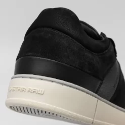 G-STAR RAW RAVOND Basic Hommes Sneakers 2142 005501 NOIR -Magasin De Sélection De Chaussures De Mode 2142 005501 BLK 4 1280x1280