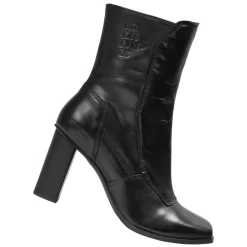 G-STAR RAW MEMULA High Zip Femmes Bottes En Cuir 2211 039801 NOIR