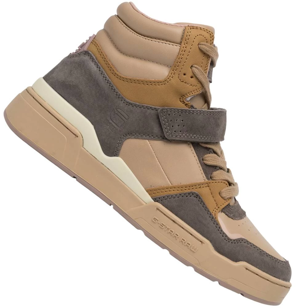 G-STAR RAWATTACC Mid Femmes Sneakers En Nubuck 2211 040710 TPE-SND 1 G-STAR RAWATTACC Mid Femmes Sneakers En Nubuck 2211 040710 TPE-SND