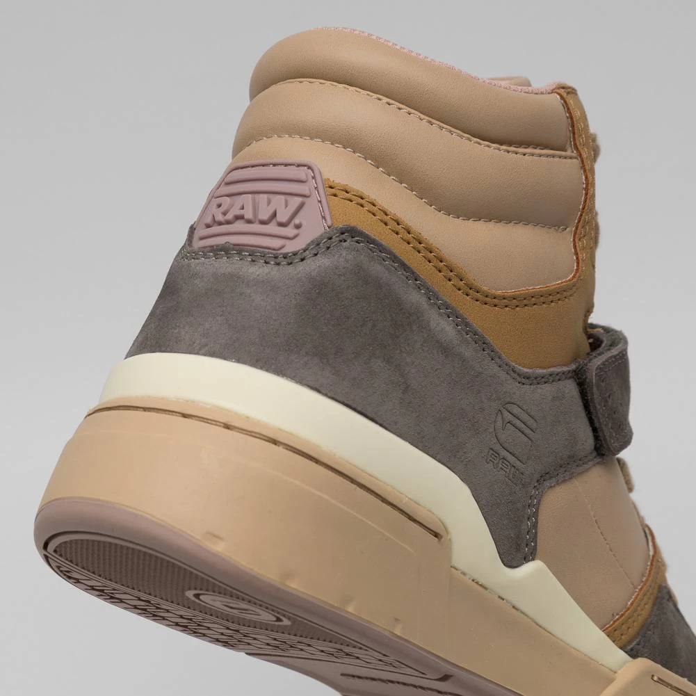 G-STAR RAWATTACC Mid Femmes Sneakers En Nubuck 2211 040710 TPE-SND 3 G-STAR RAWATTACC Mid Femmes Sneakers En Nubuck 2211 040710 TPE-SND – Image 3