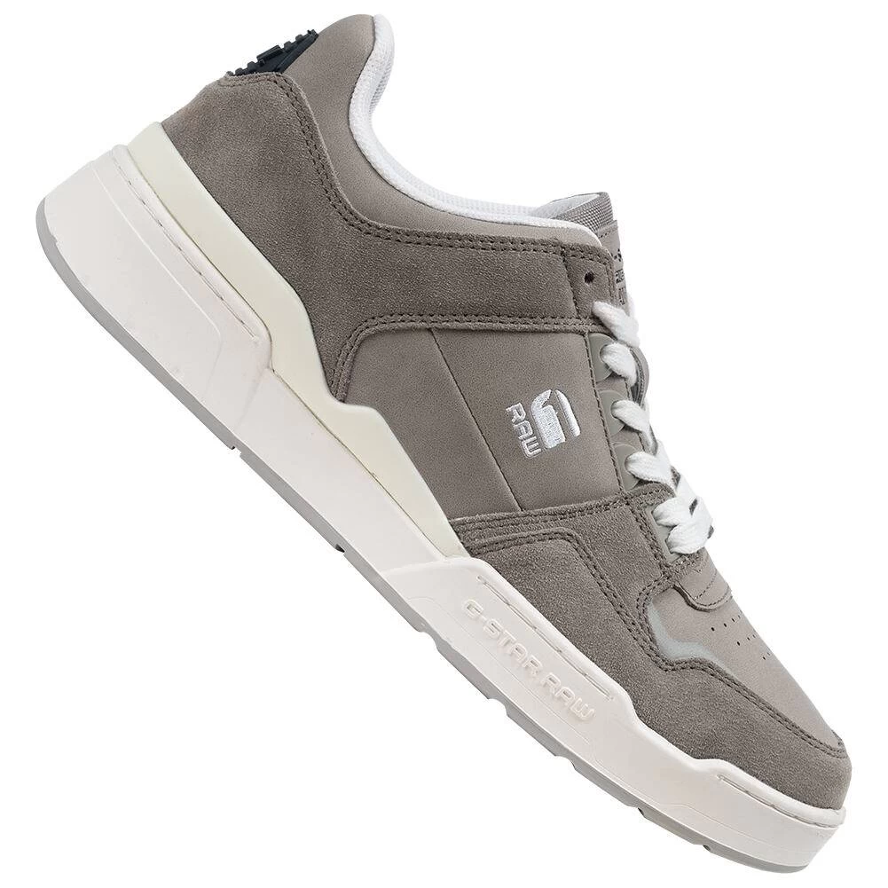 G-STAR RAW ATTACC POP Hommes Sneakers En Cuir 2212 040504 LGRY-NVY 4 G-STAR RAW ATTACC POP Hommes Sneakers En Cuir 2212 040504 LGRY-NVY – Image 4