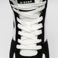 G-STAR RAW ATTACC Mid Basic Hommes Sneakers En Cuir 2212 040711 BLANC-NOIR 7 G-STAR RAW ATTACC Mid Basic Hommes Sneakers En Cuir 2212 040711 BLANC-NOIR -Magasin De Sélection De Chaussures De Mode 2212 040711 WHT BLK 4 1280x1280
