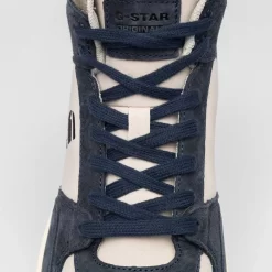 G-STAR RAW ATTACC Mid Hommes Sneakers En Nubuck 2212 040712 NVY -Magasin De Sélection De Chaussures De Mode 2212 040712 NVY 4 1280x1280