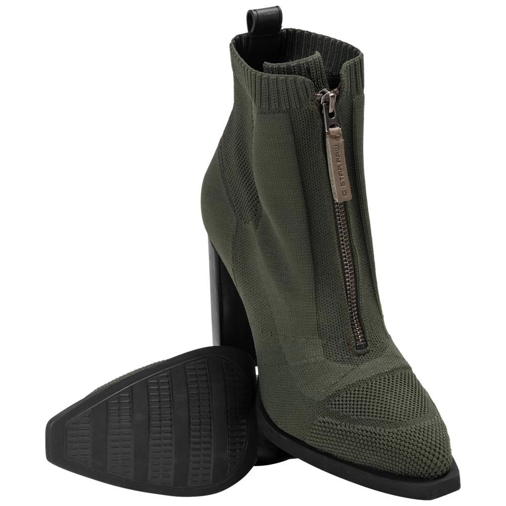 G-STAR RAW MYSID Mid Knit Zip Femmes Bottines 2241 046701 OLV 2 G-STAR RAW MYSID Mid Knit Zip Femmes Bottines 2241 046701 OLV – Image 2