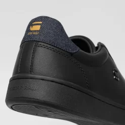G-STAR RAW CADET Denim Hommes Sneakers En Cuir 2242 002521 NOIR -Magasin De Sélection De Chaussures De Mode 2242 002521 BLK 3 1280x1280
