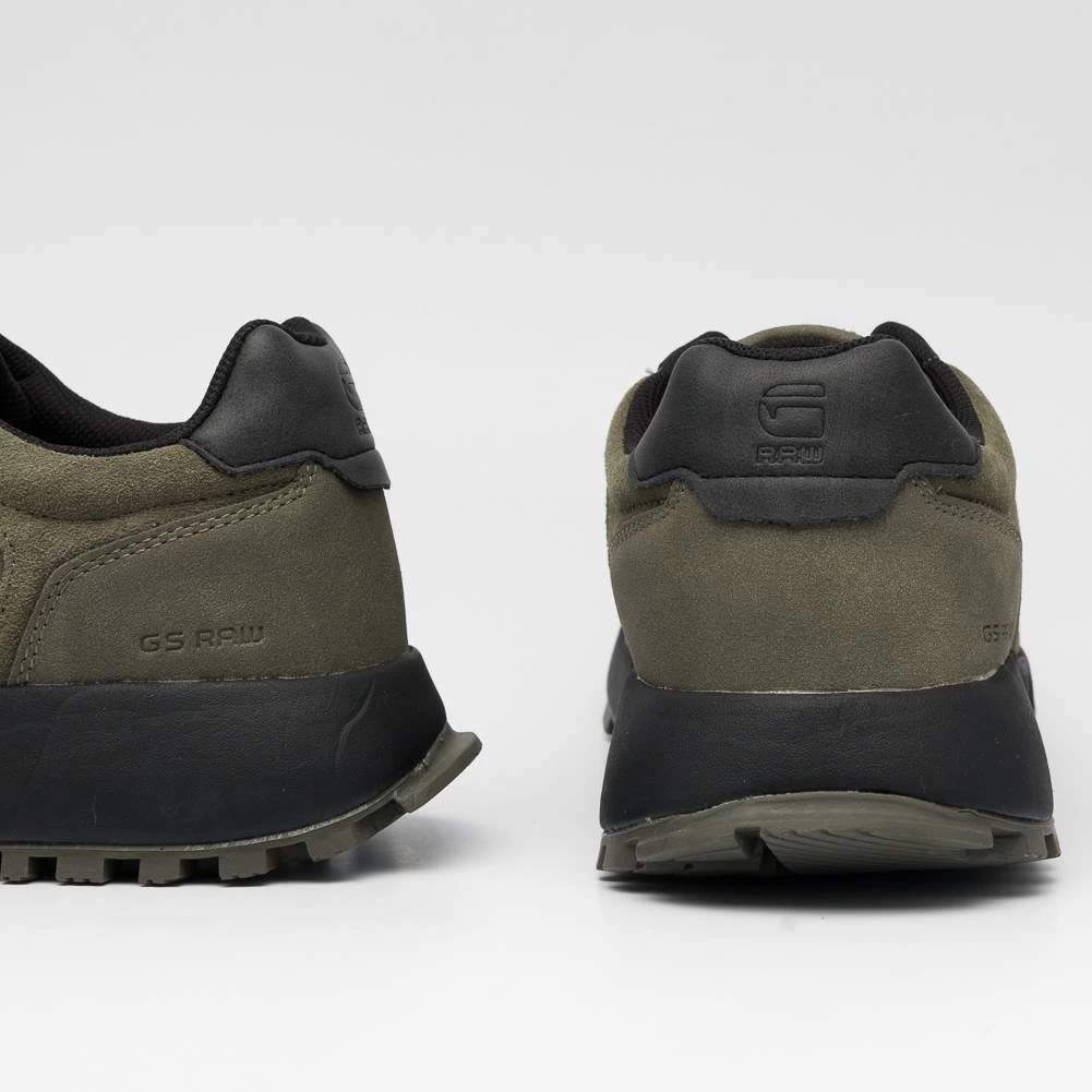 G-STAR RAW THEQ RUN Cos Hommes Sneakers En Nubuck 2242 004525 OLV-BLK 2 G-STAR RAW THEQ RUN Cos Hommes Sneakers En Nubuck 2242 004525 OLV-BLK – Image 2