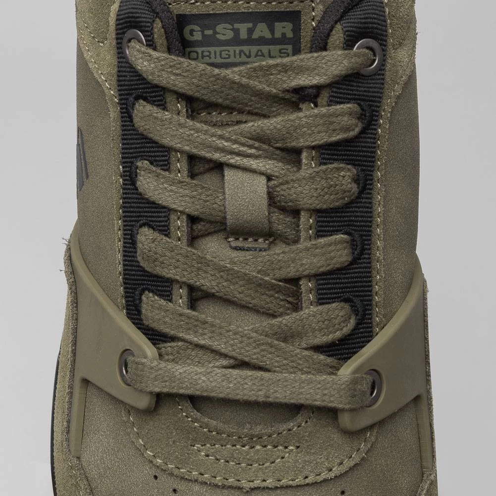 G-STAR RAW THEQ RUN Cos Hommes Sneakers En Nubuck 2242 004525 OLV-BLK 3 G-STAR RAW THEQ RUN Cos Hommes Sneakers En Nubuck 2242 004525 OLV-BLK – Image 3