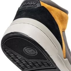 G-STAR RAW ATTACC Mid Blocked Hommes Sneakers En Cuir 2242 040716 NOIR-GRIS -Magasin De Sélection De Chaussures De Mode 2242 040716 BLK GRY 4 1280x1280