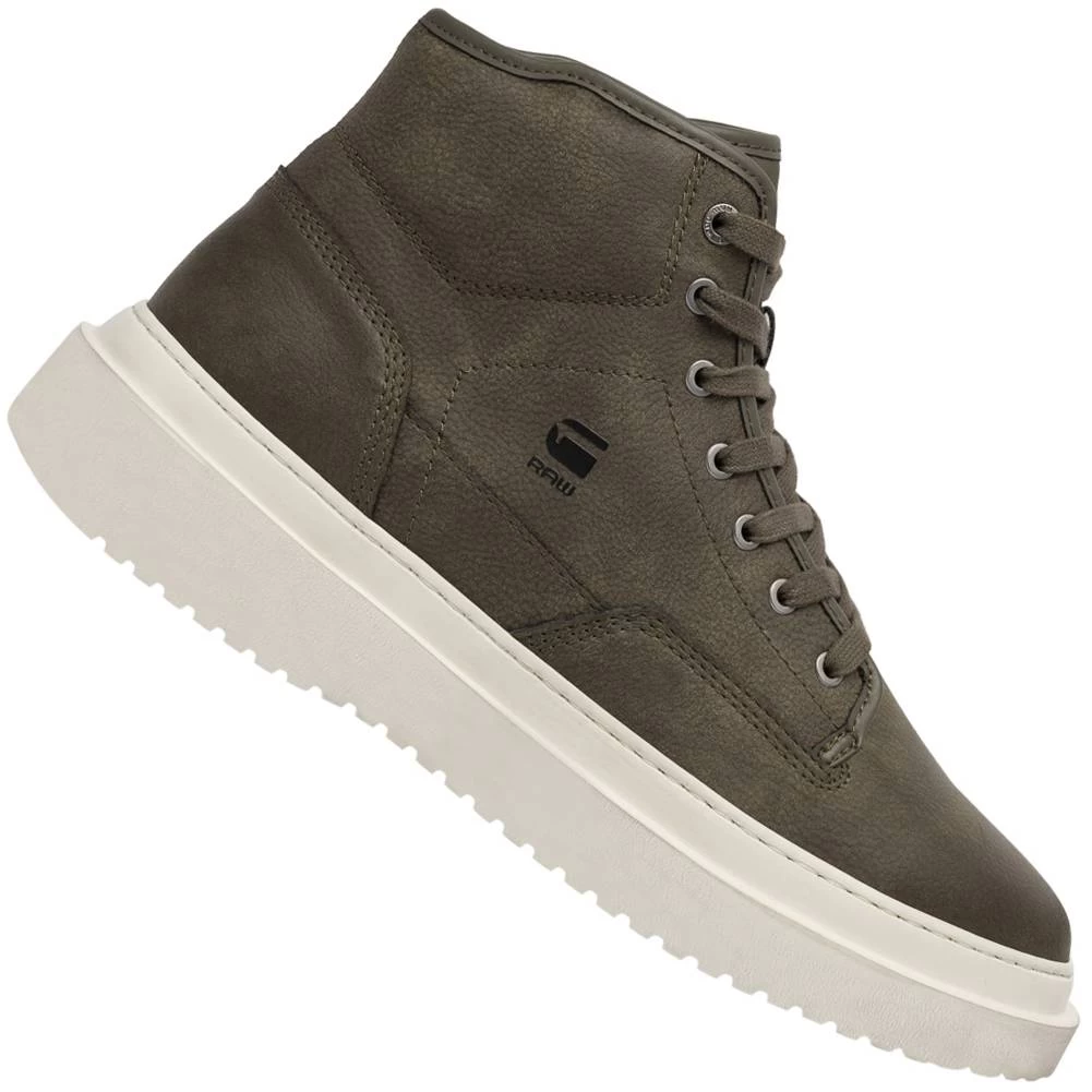 G-STAR RAW DEXTER Mid Hommes Chaussures 2242 048701 OLV 1 G-STAR RAW DEXTER Mid Hommes Chaussures 2242 048701 OLV
