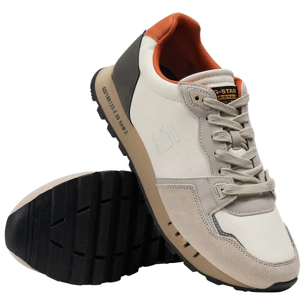 G-STAR RAW TRACK II RPS Hommes Sneakers 2312 047504 OFWHT-ORNG 2 G-STAR RAW TRACK II RPS Hommes Sneakers 2312 047504 OFWHT-ORNG – Image 2