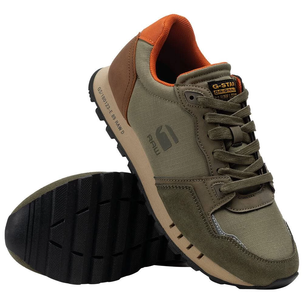 G-STAR RAW TRACK II RPS Hommes Sneakers 2312 047504 OLV-ORNG 2 G-STAR RAW TRACK II RPS Hommes Sneakers 2312 047504 OLV-ORNG – Image 2