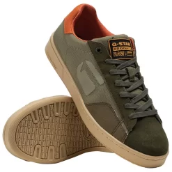 G-STAR RAW RECRUIT RPS Hommes Sneakers 2312 050501 OLV-ORNG -Magasin De Sélection De Chaussures De Mode 2312 050501 OLV ORNG 2 1280x1280