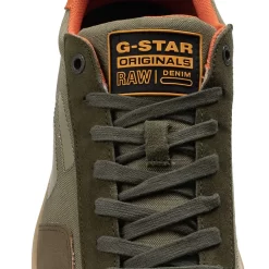 G-STAR RAW RECRUIT RPS Hommes Sneakers 2312 050501 OLV-ORNG -Magasin De Sélection De Chaussures De Mode 2312 050501 OLV ORNG 3 1280x1280