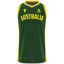 Australie Ballon De Basket Macron Hommes Maillot Domicile 58560593