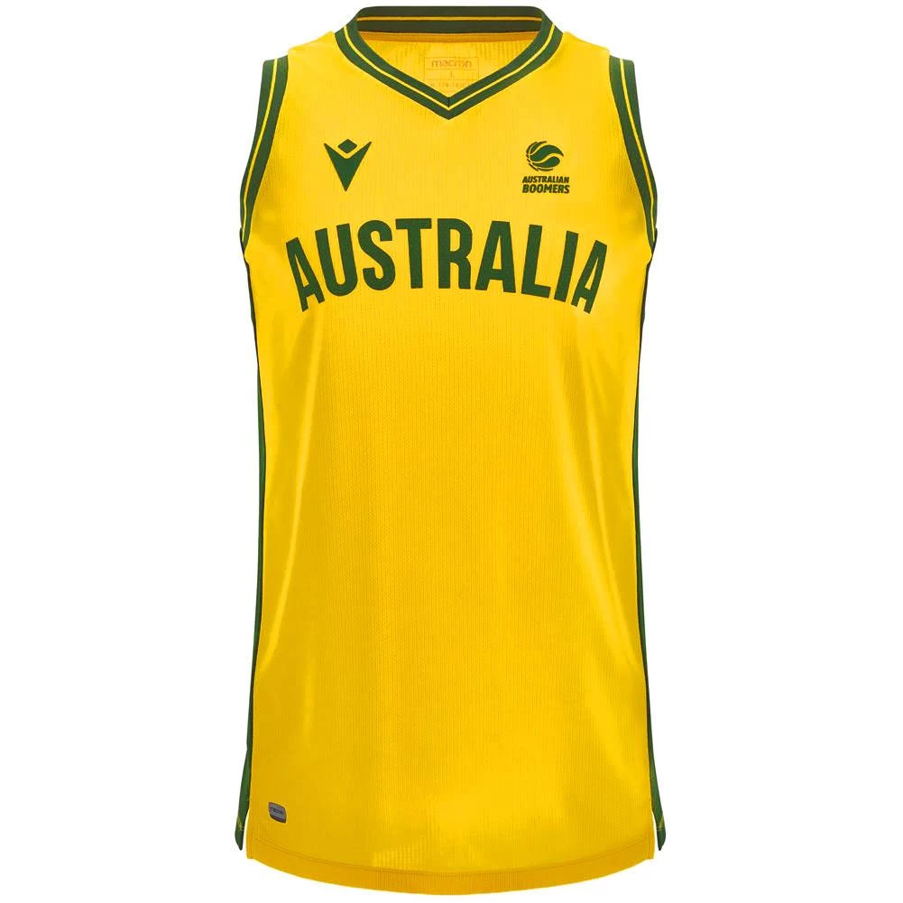 Australie Ballon De Basket Macron Hommes Maillot Extérieur 58563040 1 Australie Ballon De Basket Macron Hommes Maillot Extérieur 58563040