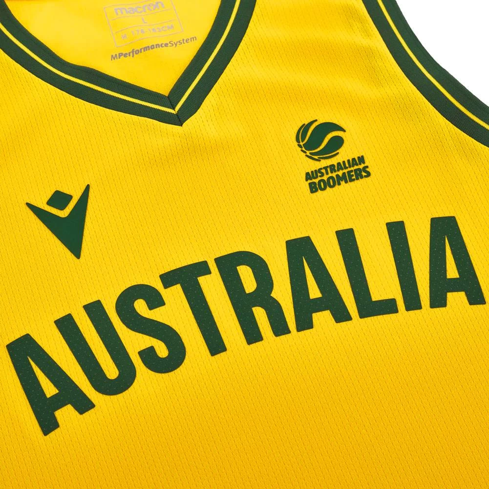 Australie Ballon De Basket Macron Hommes Maillot Extérieur 58563040 3 Australie Ballon De Basket Macron Hommes Maillot Extérieur 58563040 – Image 3