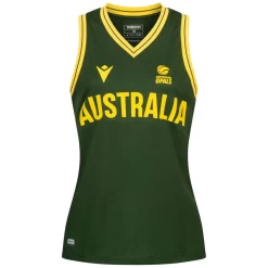 Australie Ballon De Basket Macron Femmes Maillot Domicile 58563684