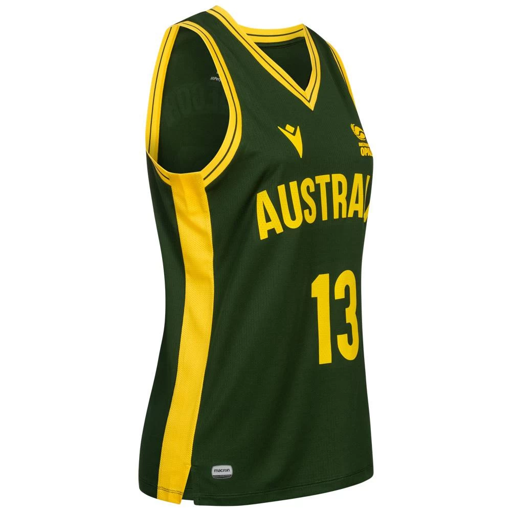 Australie Ballon De Basket Macron #13 MAGBEGOR Femmes Maillot 58564661 2 Australie Ballon De Basket Macron #13 MAGBEGOR Femmes Maillot 58564661 – Image 2