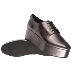 Calvin Klein Platform Oxford Femmes Chaussures E5566GUN -Magasin De Sélection De Chaussures De Mode E5566GUN 2 1280x1280