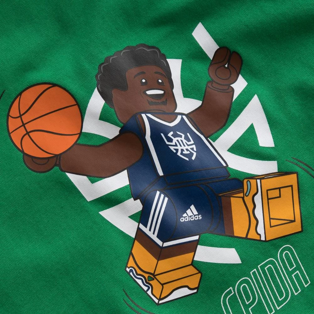 Adidas X LEGO® Donovan Mitchell Enfants T-shirt GR9840 2 Adidas X LEGO® Donovan Mitchell Enfants T-shirt GR9840 – Image 2